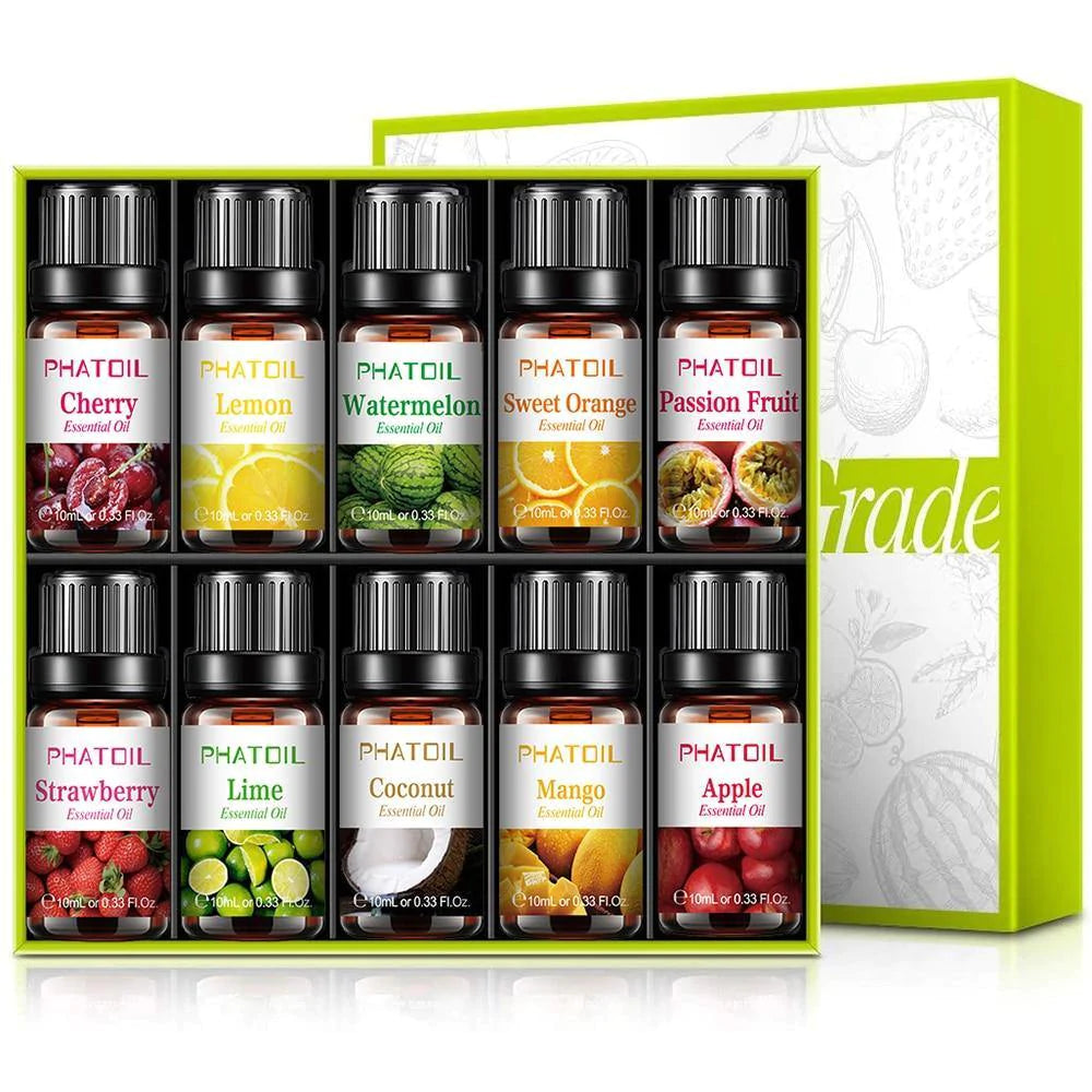 6pcs Massage Fragrance Oils Fruit Aromatherapy Essential Oil