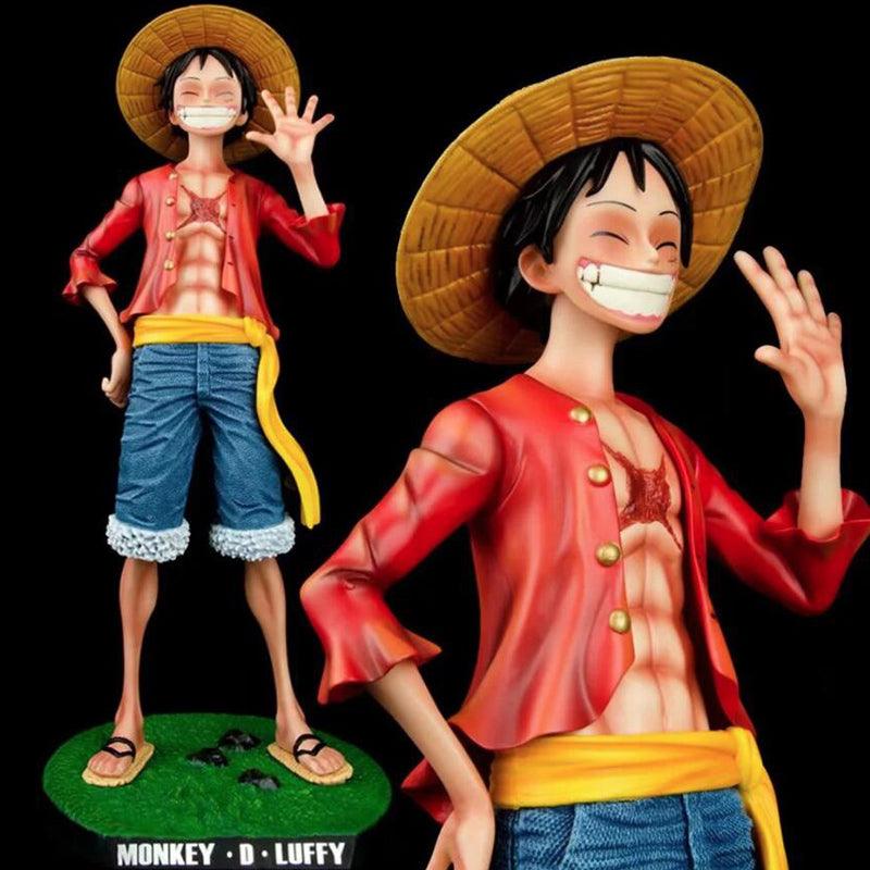 Monkey D Luffy Straw Hat Pirates One Piece Smiling Anime Matte